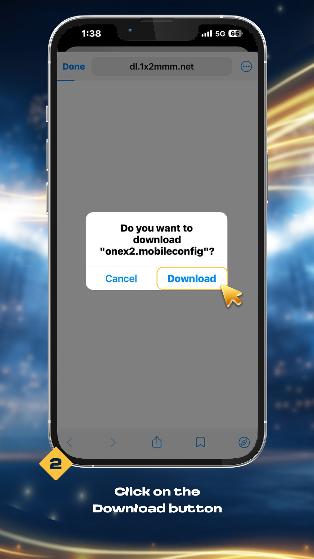 2. Click on the Download button